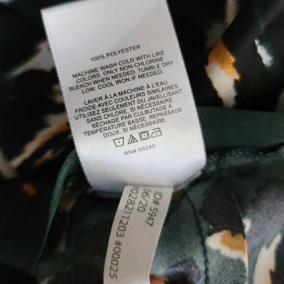 Express Leopard Print Satin Midi High Rise Skirt Trendy Animal Print Slip Skirt - Picture 10 of 10